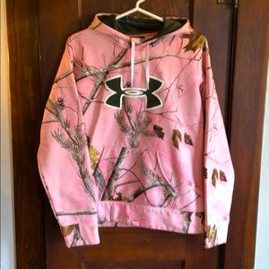 Pink Camo Under Armour Hoodie